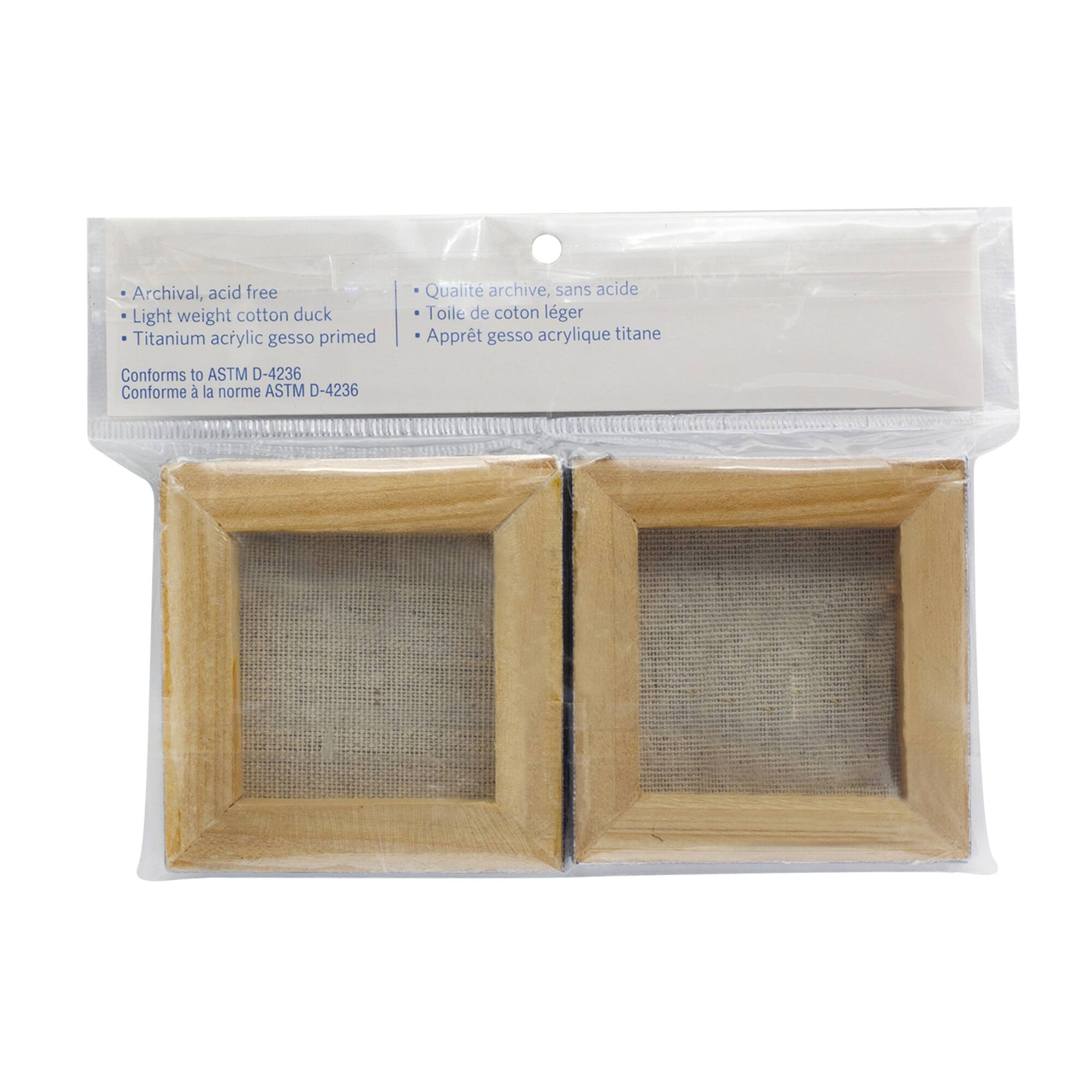 3" x 3" Mini Canvas 4ct. by Artist's Loft™ Necessities™